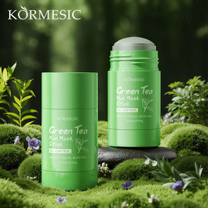 Mascarilla Facial KORMESIC Certificada por Bpom, 40g, Limpieza Profunda, Refrescante y Purificante, Control de Grasa con Té Verde, en Barra - Product Image 1