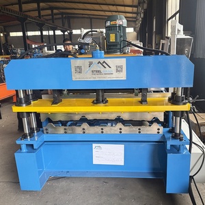 Mỹ phổ biến hiệu suất cao đầy đủ tự động <span class=keywords><strong>r</strong></span> Bảng điều chỉnh tấm lợp cuộn tạo thành máy - Product Image 2