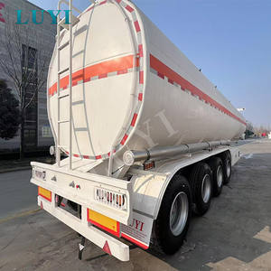 Semirremolque <span class=keywords><strong>Cisterna</strong></span> de Combustible de Servicio Pesado de 4 Ejes, 54000L, Acero al Carbono/Aluminio, para Transporte de Diésel, Gasolina y Petróleo - Product Image 6