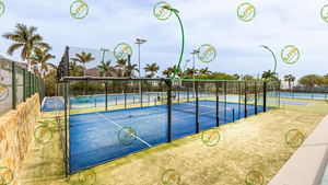 PADELWOKER 2025 <span class=keywords><strong>Padel</strong></span> Courts Roof <span class=keywords><strong>Padel</strong></span> Court con techo Cubierta panorámica al aire libre Top Cancha De <span class=keywords><strong>Padel</strong></span> Proveedor - Product Image 5