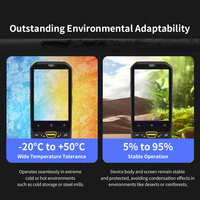 Terminal PDA industriel robuste Android JINGXIN avec lecteur de carte intelligente NFC, WiFi 4G LTE, Ethernet, écran 4 pouces, 450 NIT, étanche