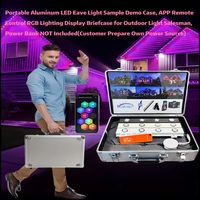 Misrabbit 12V 24V 48V Mini Speaker LED Chart Kotak Sampel Baterai yang Dapat Disesuaikan /Kontrol Aplikasi Pintar Wi-Fi IP68 Natal