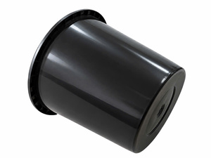 Pot de pépinière en plastique PP de 5 L, finition noire brillante, forme ronde avec bord roulé épais pour jardin, serre, vente en gros - Product Image 5