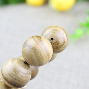 Milkwood <b>Bracelet</b> 108 Beads Round Natural Fragrant Unisex Religious Jewelry Ethnic Style - Product Image 4