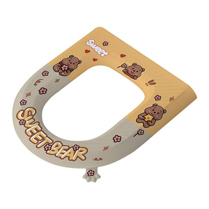 Toilet Seat Cover Blue Starfish Design <b>EVA</b> Material Four Seasons Use With Handle - Product Image 5