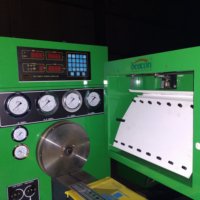 Baliza-banco de prueba de bomba de inyección de combustible mecánico, soporte de prueba de inyector diésel de 8 cilindros, Mini 12PSB Euro II