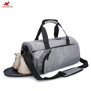Sac de sport à bandoulière simple en nylon, portable, avec séparation sec/humide et fermeture éclair, pour le basketball et les sports – Commande en gros mixte prête à l'emploi (RTS) - Product Image 2