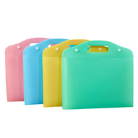 Pochette de rangement opaque PP à fermeture à pression, classeur accordéon 13 compartiments, impression UV/numérique, couleur unie, insert multicouche A4