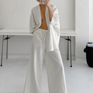 Vêtements de nuit en dentelle personnalisés pour femmes chemise de nuit sexy grande taille ensemble de lingerie de nuit courte sans manches pyjama vêtements de nuit/ - Product Image 1