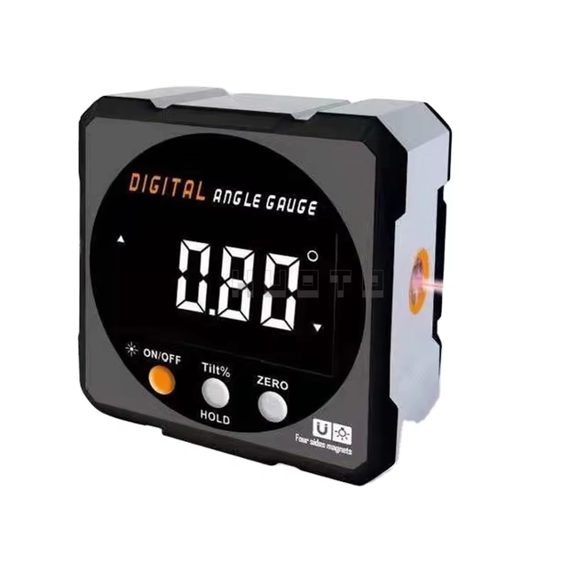 Laser Digital Tilt Angle Black Tilt Angle Meter Level Gauge