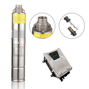 Pompes Solaires à Tête de 80m DC pour Forage Profond en Afrique pour Irrigation, <span class=keywords><strong>Pompe</strong></span> Hélicoïdale <span class=keywords><strong>Solaire</strong></span> Submersible avec Vis 24V - Product Image 3