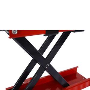 Elevador de motocicletas DB D0100H7H262 1100Lbs, soporte de reparación tipo tijera con base ancha para mantenimiento de motos todoterreno - Product Image 6