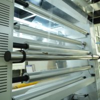 Machine de soufflage de film co-extrudé à trois couches ABC pour sachets de perfusion