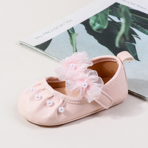 Chaussures plates Mary Jane pour bébé fille, modèle princesse, avec perles et dentelle, haute qualité, pour bébés de 0 à 1 an, collection 2026 - Product Image 4