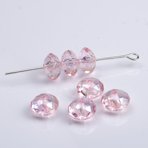 Transparent Color Plated Faceted Flat <b>Beads</b> Abacus <b>Beads</b> Bracelet DIY Jewelry Accessories <b>Acrylic</b> <b>Beads</b> Crystal <b>Beads</b> - Product Image 5