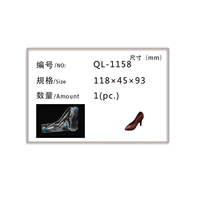 Moules en polycarbonate 3D pour chaussures à talons hauts pour femmes, chocolat et bonbons pour la fête des mères, accessoires de gâteau de mariage, emballage en carton