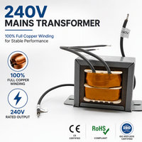 Transformateur de puissance basse fréquence à noyau en acier au silicium laminé EI, abaisseur de tension 110V/220V vers 12V/24V pour appareils audio et usage industriel, certifié CE
