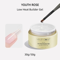 YOUTH ROSE Fournitures professionnelles pour ongles en gros Gel de construction pour ongles Gel d'extension à faible chaleur Gel de sculpture et d'extension de qualité salon