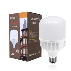 Energy Saving Led T Bulb Bombillo Home Led Lighting Aluminum T Bulbs E27 AC220V 110V 20w 30w 40w 50w