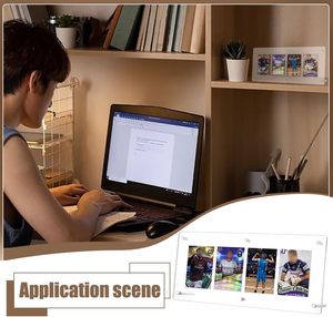 Estuche de acrílico al por mayor para tarjetas clasificadas, con cierre de botón, multifunción, para almacenamiento y exhibición de tarjetas deportivas - Product Image 5