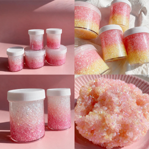 Mini Cubos de Hielo Blandos Sensoriales, Juguetes Antiestrés, Paquete de 4 Piezas, Plástico Rosa Degradado, para Niños de 8 a 13 Años, Unisex - Product Image 4