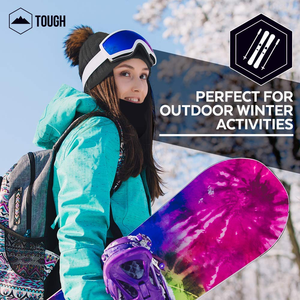 Calentador de cuello para hombre y <span class=keywords><strong>mujer</strong></span>, polaina polar de invierno, <span class=keywords><strong>bufanda</strong></span> de tubo de esquí y mascarilla de media cara de Snowboard, cubierta facial - Product Image 6