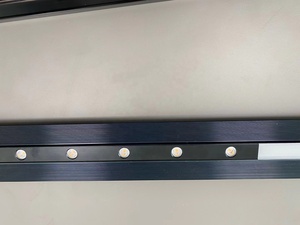 Arcllux 15MM Mini Luz de rejilla antideslumbrante LED perfil lineal empotrado con riel magnético cuerpo de aluminio certificado CE ROHS - Product Image 2