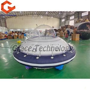 Pallone Gonfiabile Gigante a Forma di <span class=keywords><strong>UFO</strong></span> con Luci LED Disco Volante Gonfiabile per Eventi - Product Image 6