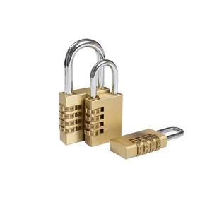 Ücretsiz örnek Guard güvenlik küçük sıfırlanabilir açık katı 4 haneli bagaj asma kilit kodu şifreli kilit