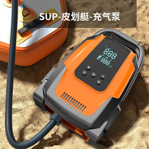 Portable Electric Air <b>Pump</b> 12V 120W Twin Cylinder LCD Display High Pressure For Paddleboard Kayak SUP Outdoor Camping - Product Image 2