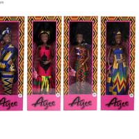 Vente en Gros Meilleures Ventes OEM Poupées Bébé Économiques pour Filles 12,5 Pouces Peau Noire Mode Africaine Américaine Cheveux Afro