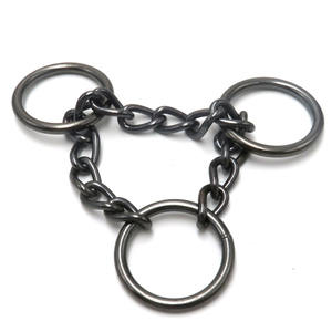 Cadena de anillo de Metal ajustable para <span class=keywords><strong>Collar</strong></span> de perro, sin níquel, chapada, Martingale, fabricante profesional - Product Image 2