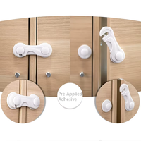 Kit de sécurité pour bébé, serrures de sécurité pour armoires, pour la maison et la garderie, sans perçage, tout-en-un, kit de sécurité essentiel pour bébé
