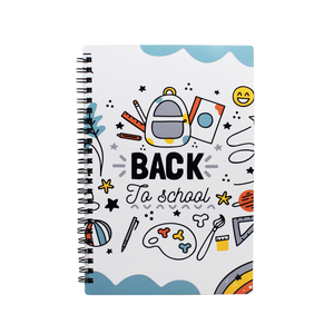 Qualisub New Arrival A5 PET Cover Spiral Coils Note Pad <strong>Notebook</strong> Sublimation <strong>Blank</strong> <strong>Notebook</strong> with Color Sticky Note Pad - Product Image 2