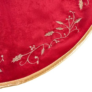 Nouvelle arrivée jupe d'arbre <span class=keywords><strong>de</strong></span> noël rouge arbre <span class=keywords><strong>de</strong></span> noël <span class=keywords><strong>pied</strong></span> couverture père noël arbre <span class=keywords><strong>de</strong></span> noël tapis tapis <span class=keywords><strong>de</strong></span> base décoration pour intérieur - Product Image 4
