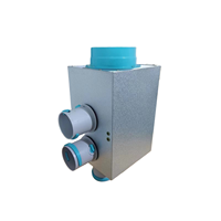 Boîte de distribution d'air en coton insonorisé en métal 1-6 ports