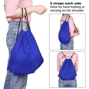 Custom Logo Printed Dust Bag Waterproof Sport Gym Shoe Drawstring Bag - Product Image 4