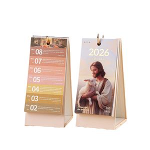 Calendario de Escritorio de Papel para Manualidades, Diseño Retro 2026, 365 Días, Organizador Diario con Frases Inspiradoras - Product Image 4