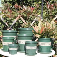 Pot en plastique pour pépinière, Grande taille, rond, contrôle des racines durs, cuirlandes pour Rose, bonsaï, jardin, vente en gros,