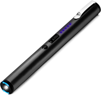 Stylo Lampe Torche Laser pour l'Autodéfense des Femmes Sécurité USB Rechargeable