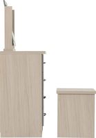 Nouvel ensemble de chambre à coucher de luxe King Size avec coiffeuse classique et armoire – Comprend une table de maquillage