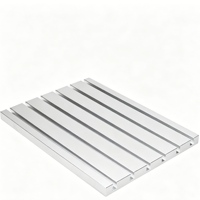 Profilé en aluminium 6063 T6 anodisé argent, extrudé et soudable, pour système de façade mur rideau, service OEM