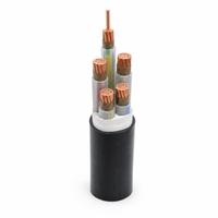 Câble d'alimentation industriel ignifuge LSZH 0.6/1kV 4X70+1X35 à âme en cuivre isolé XLPE WDZN-YJV à faible émission de fumée