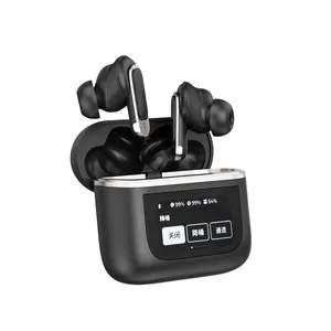 Active Noise Cancelling Wireless Sports Earbuds BT 5.3 In-Ear Headphones with 4 Mic Touch Control ANC and ENC Features