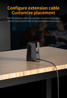 COMFAST haute vitesse 6452Mbps WiFi7 Dongle pilote adaptateur LAN sans fil gratuit 802.11be USB WiFi 7 adaptateur avec antennes externes