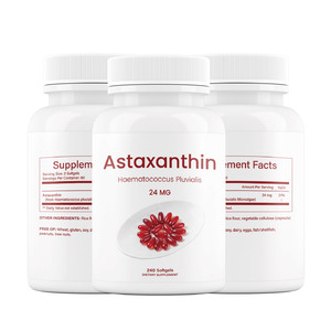 Cápsulas Blandas de Astaxantina Orgánica HUAQING OEM, 24 mg por Porción, Doble Potencia, Microalgas Veganas, Suplementos Antioxidantes - Product Image 1