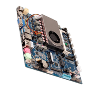 Carte mère Intel Core I7 6500U 2LAN Thin Mini-ITX avec graphismes HD 520, prise en charge 4K, écrans VGA/LVDS/HDM, 16 Go DDR3L, 6 ports COM