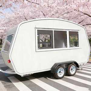 भोजन ट्रेलर आइसक्रीम पिज्जा हॉट डॉग पेय चिप रसोई के साथ नाश्ता भोजन ट्रेलर - Product Image 1