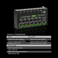 Amplificateur de microphone 6 canaux BHA MIX600-PRO, mixeur stéréo, faible bruit, enregistrement en studio, prix de gros d'usine, OEM, CE, FCC