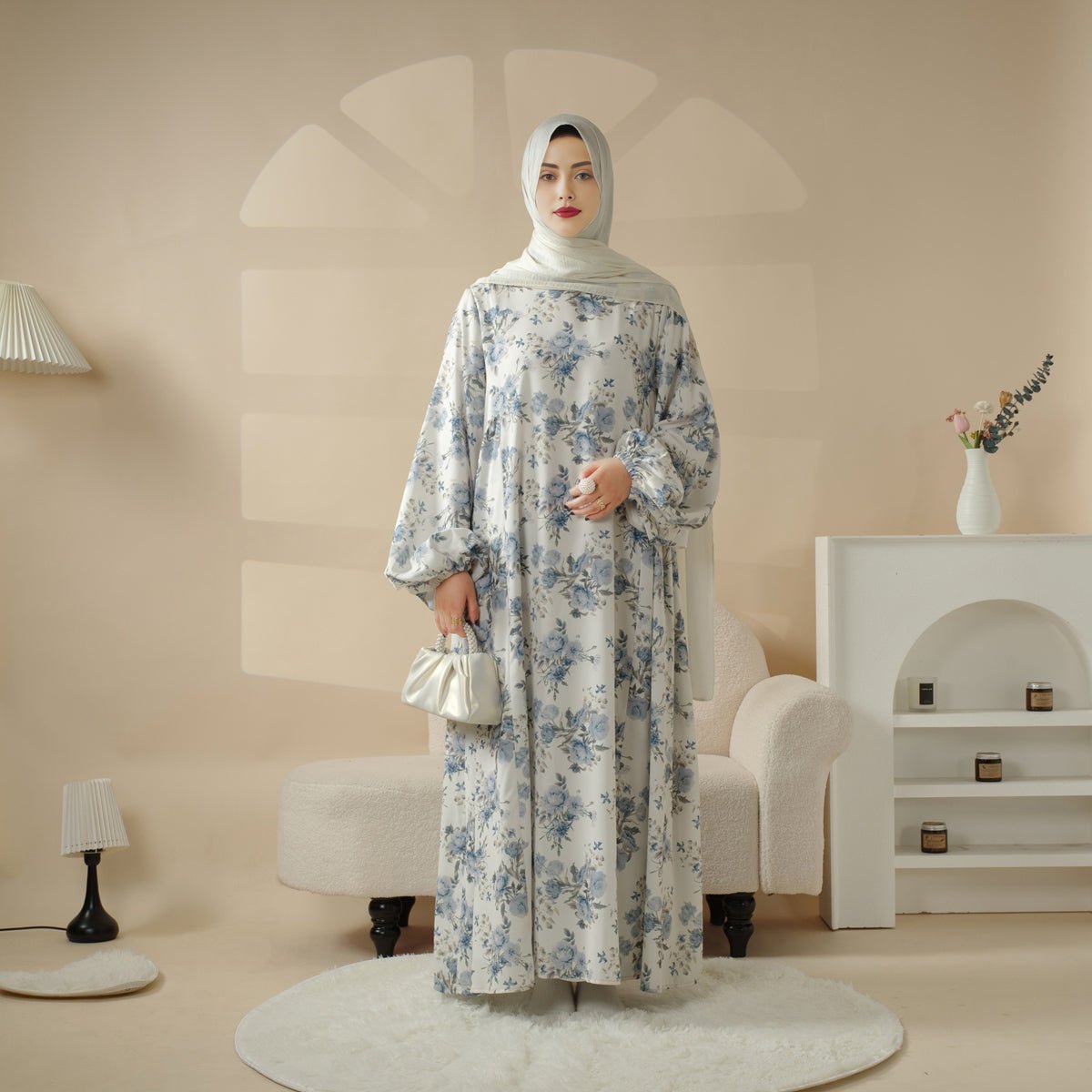 modest casual dresses with sleeves Short Sleeve Modest Summer Dress L / Dark Blue